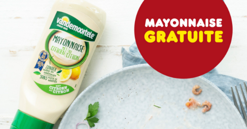 mayonnaise gratuite