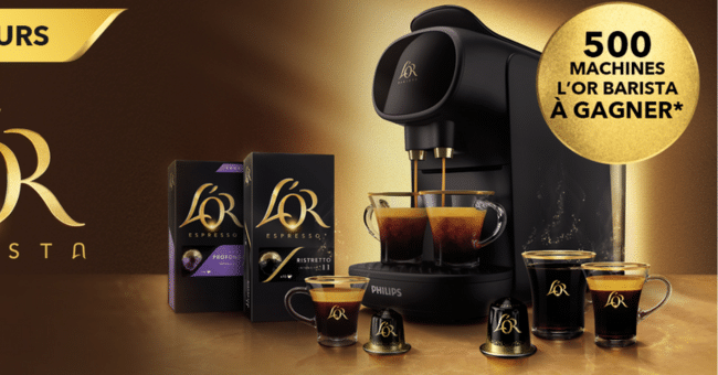 Bon plan  : La machine à café à capsules L'Or Barista est à
