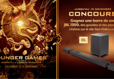 Gagnez une barre de son JBL 1300, des goodies Hunger Games et+ -  Echantillons gratuits en Belgique