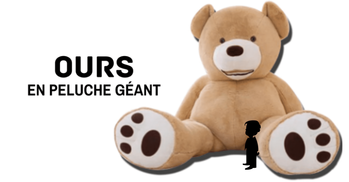 1 ours en peluche géant à gagner - Echantillons gratuits en Belgique