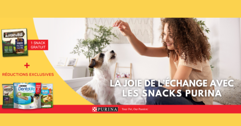 snacks purina pour chien gratuits 1